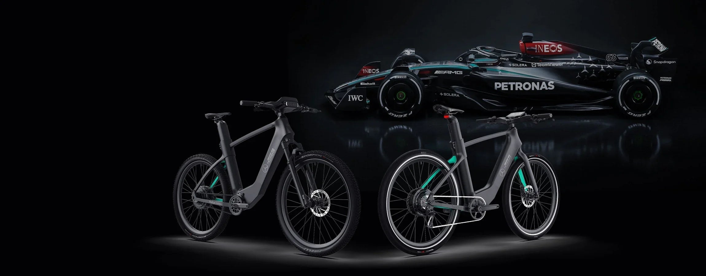 Mercedes-AMG PETRONAS F1® Team Electric Bikes