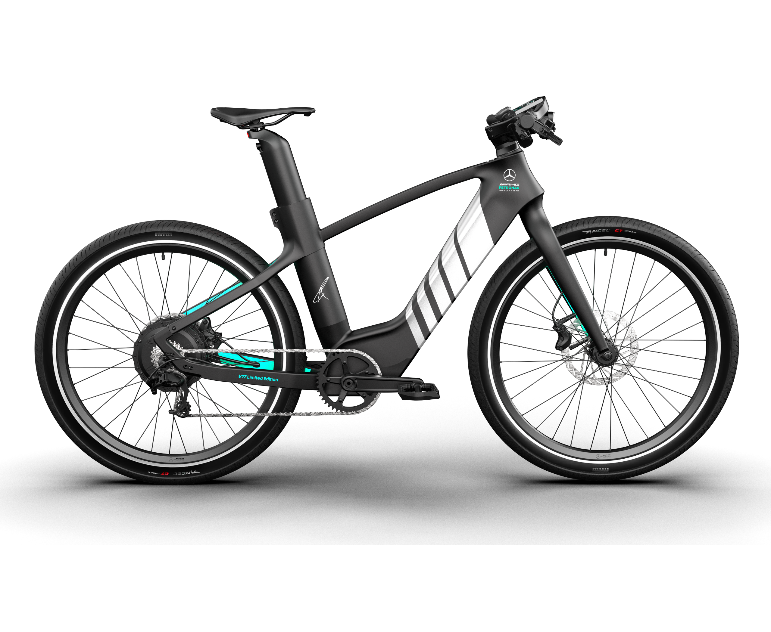 Limited Edition Mercedes-AMG PETRONAS F1® Team Track Edition 250 Electric Bike