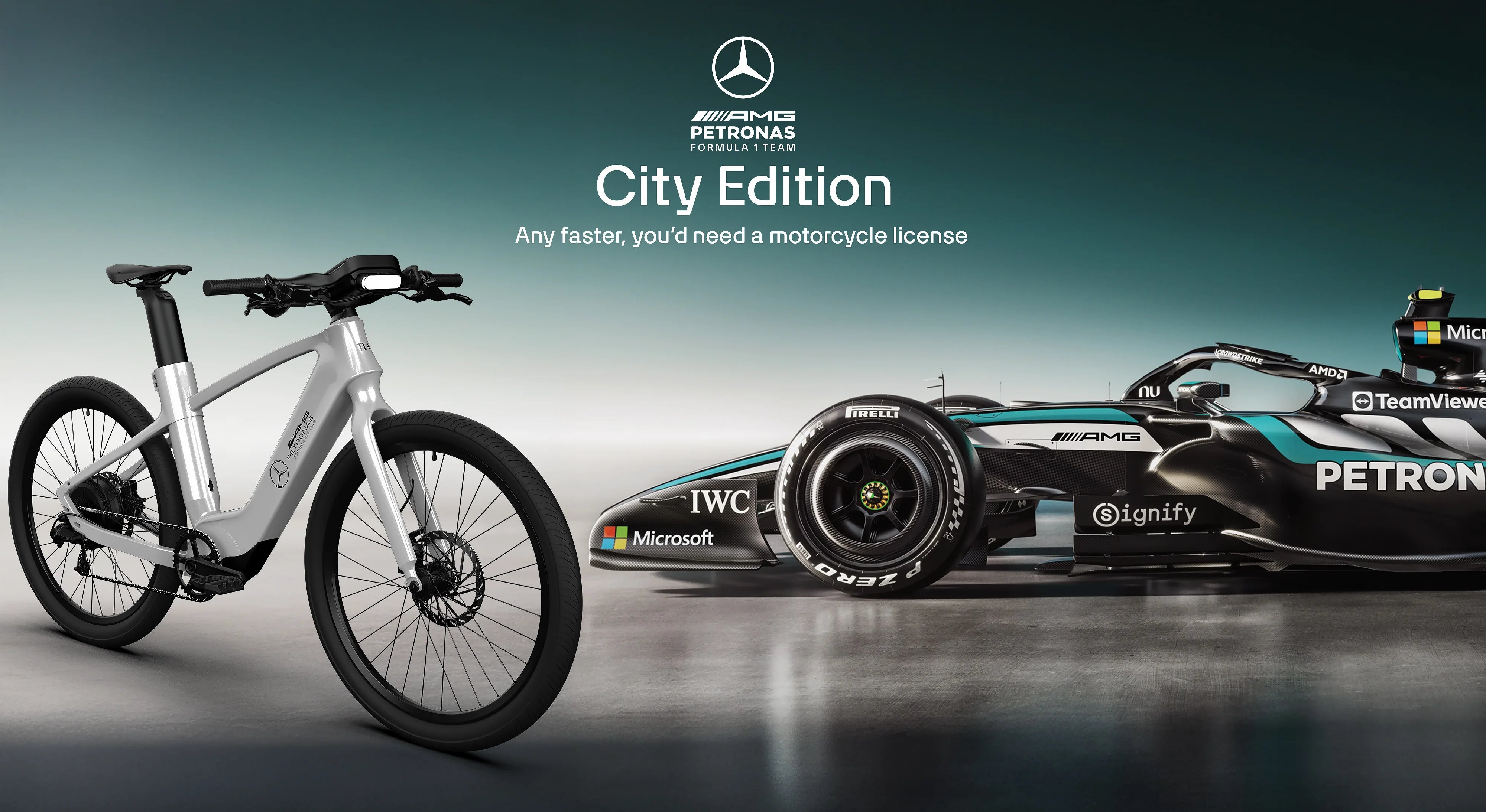 City Edition 250 Mercedes-AMG PETRONAS F1® Team Electric Bike